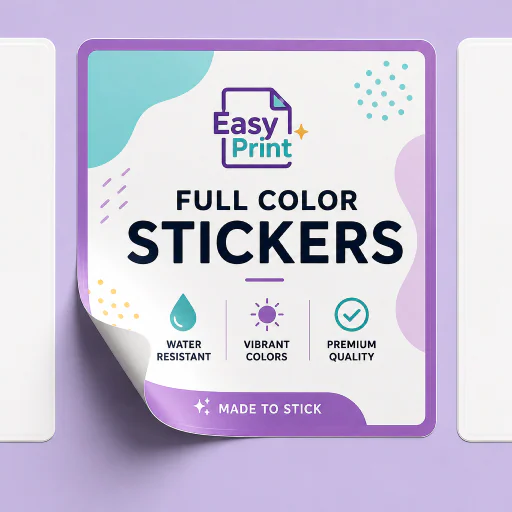 Square sticker preview